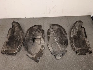 JAGUAR XJS XJSC FRONT WHEEL ARCH LINERS PLASTIC SPLASH GUARDS STONEGUARD - Picture 1 of 24