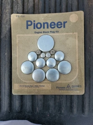 Kit de enchufe de expansión del motor Pioneer PE-137 Buick Chev Olds Pontiac V-6 196 231 252 Foto 1 de 3