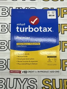 Intuit TurboTax Premier investment and rental property tax year 2022 - Picture 1 of 2