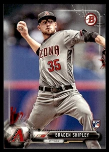 2017 Bowman Braden Shipley Rookie Arizona Diamondbacks #83 - Picture 1 of 2