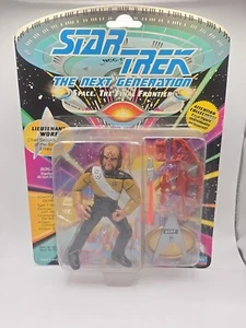 Star Trek Lieutenant Worf Figure 1992 The Next Generation Playmates Toys - Picture 1 of 2