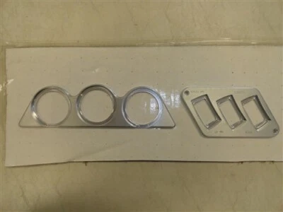 SKI CENTURION CHROME ALUMINUM GAUGE & TRIM SWITCH PANEL SET BOAT - Image 1 of 4