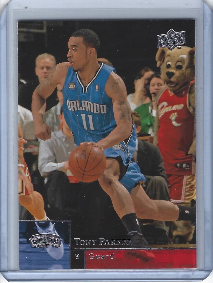 2009-10 Upper Deck Courtney Lee #141 Foil Name Error Tony Parker Name On Front  - Image 1 of 1
