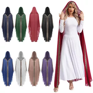 iEFiEL Damen Muslimische Kleider Gebetskleidung Hood Robe Khimar Kaftan Kleider - Bild 1 von 89