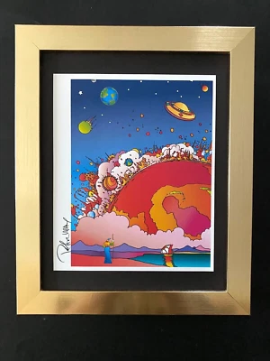 Peter Max | Impresión vintage firmada | Pieza de coleccionista enmarcada Foto 1 de 3