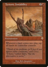 Tectonic Instability Invasion PLD Red Rare MAGIC THE GATHERING CARD ABUGames