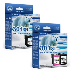 Druckerpatronen für HP 301 XL Deskjet 1050 2542 2050 A 3050 Envy 4500 4504 4503. - Bild 1 von 8