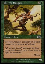 4x Treetop Rangers Urza's Saga MtG Magic Green Common 4 x4 Card Cards