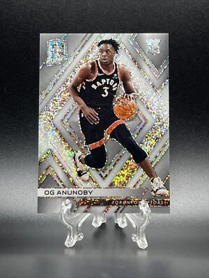 2017-18 Panini Spectra OG Anunoby White Sparkle Prizm Rookie Card #81 Raptors RC - Image 1 of 4