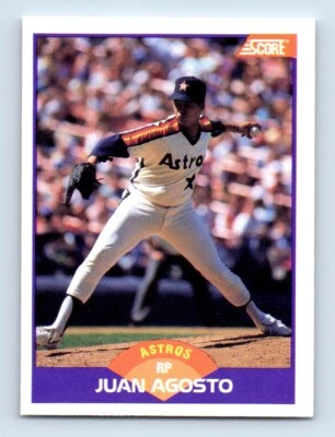 1989 Score Juan Agosto Houston Astros #283 - Image 1 of 2