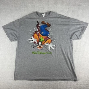 VTG Walt Disney World Goofy Breakthrough Graphic Short Sleeve T-Shirt 2XL Read* - Foto 1 di 17