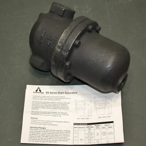 Armstrong International Steam Separator DS-1-100, 1" NPT, 300 PSI, Ductile Iron - Picture 1 of 8