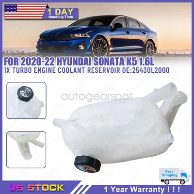 25430L2000 For 2020-2022 Hyundai Sonata K5 1.6L Turbo Engine Coolant Reservoir - Imagem 1 de 4