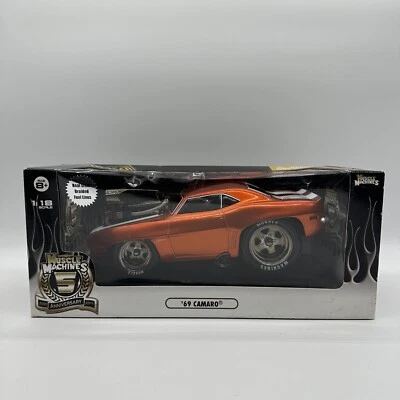 Muscle Machines 1969 Chevrolet Camaro 1:18 Scale 71166 Die-Cast Car - Image 1 of 4