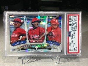 2018 Bowman Chrome Talent Pipeline 52/150 Philadelphia Phillies - PSA 10 - POP 1