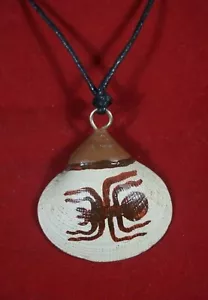 Peruvian necklace - marina concha with design Line Nazca- Spider - Picture 1 of 12