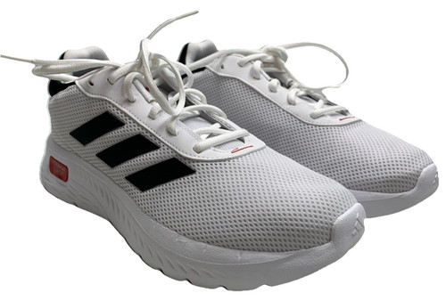 Adidas Cloudfoam Comode Elastiche Lacci Ortholite Bianco IH3609 Uomo Taglia 9