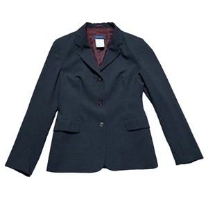 Blazer Piazza Sempione 3 bottoni misto lana foderato elasticizzato grigio donna taglia 6  - Foto 1 di 9