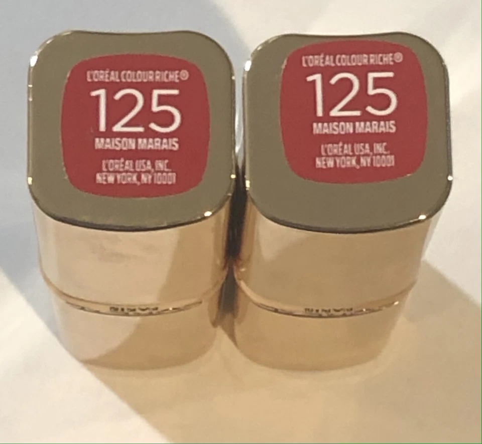3 L'oreal Paris Colour Riche Original Satin Lipstick 125 Maison Marais