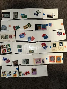 Bulk fine used Europe stamp sets x 80 all individually packaged 1950s -1990s - Picture 1 of 9
