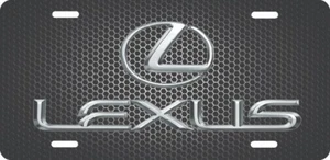 LEXUS LOGO LICENSE PLATE FOR AUTO 12X6 ALUMINUM 3 - Picture 1 of 1