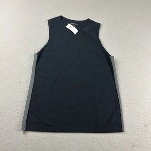 Banana Republic Sweater Vest Womens Small Black Sleeveless Lightweight NWT - Picture 1 of 9
