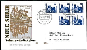 GDR 1990: Albrechtsburg Meissen! FDC No. 3344! Berlin Stamp! Run! 24-09 - Picture 1 of 1