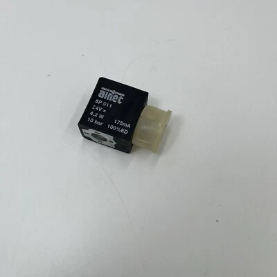 AIRTEC SP-011 SOLRNOID VALVE COIL 24V 4VA 185mA 10BAR New Out Of Original Box