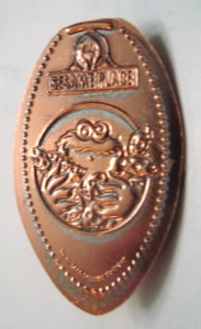 SESAME PLACE Langhorne, PA - Cookie Monster -- elongated zinc penny - Picture 1 of 1