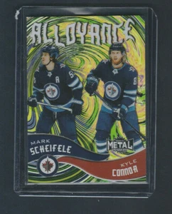 2020-21 NHL Metal Universe SkyBox Alloyance AL-10 Mark Scheifele Kyle Connor - Picture 1 of 1