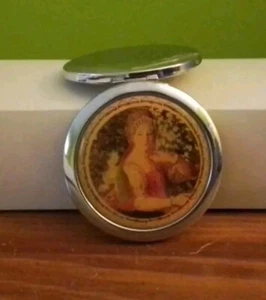 Western Germany kompakter Doppelspiegel Vergrößerung viktorianischer Stil 2,5 Zoll - Bild 1 von 4