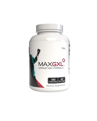 Max GXL Unique NAC Formula Combat Oxidative Stress 180 Veg Caps - Image 1 of 4