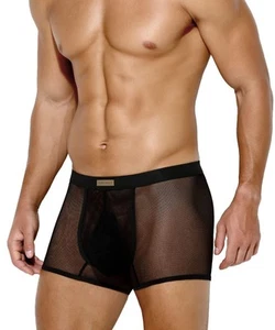 Men Sexy Mesh Boxer Briefs Low Rise Stretch Breathable Underwear Boxer - Picture 1 of 6