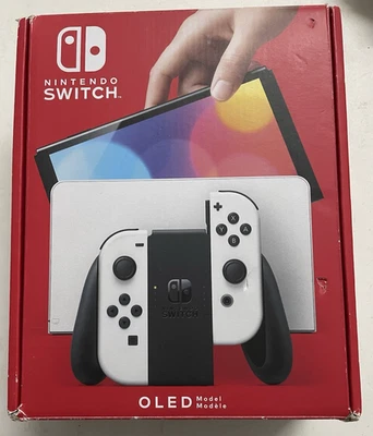 Nintendo Switch OLED  Weiß OVP  TOP HÄNDLER 16642/2 - Bild 1 von 4