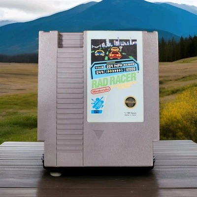 Rad Racer (Nintendo Entertainment System, 1987) Tested.  - Image 1 of 4