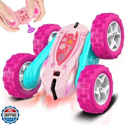 Coches de acrobacias de radiocontrol GRATIS PARA VOLAR: doble cara 360 ° giratorio 4x4 coche de carreras juguete para Foto 1 de 4