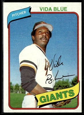 1980 Topps Vida Blue San Francisco Giants #30 - Image 1 of 2