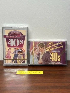 The Late 40’s & Romancing ’40s (Readers Digest Cassette Set 1995) New VTG Media - Picture 1 of 7