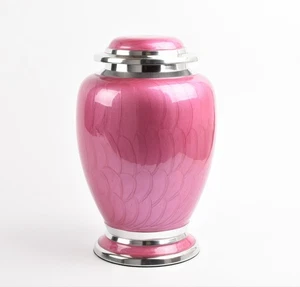 Cremation Urn for Adult Ashes – Hand Engraved Aluminium Memorial Funeral Urn - Picture 1 of 29