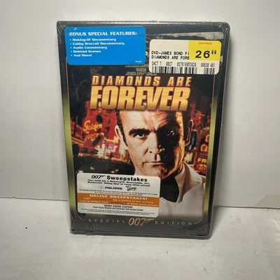 Diamonds Are Forever (James Bond) (Special Edition) New and Factory Sealed DVD - Image 1 of 3