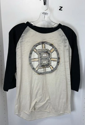 Top Majestic Threads Boston Bruins NHL talla XL Foto 1 de 3