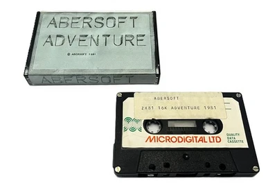RARE SOFTWARE FOR THE 16K SINCLAIR ZX81 - ADVENTURE ONE from ABERSOFT - 1981 - Image 1 of 4