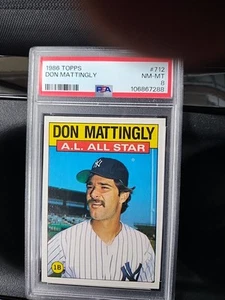 Don Mattingly - 1985 Yankees - 712 1986 Topps - Bild 1 von 2