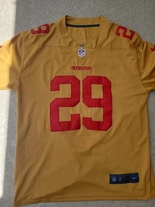 Nike NFL San Francisco 49ers Jersey Gold Red. Hufanga Named On The Back. Medium. - Picture 1 of 13