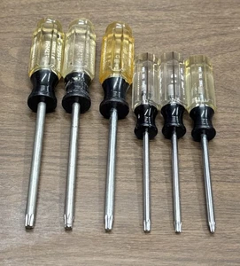 Craftsman USA 6pc Torx Screwdriver Set Large T30 - T10 41407 - Picture 1 of 3