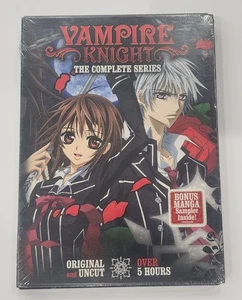 NEW Vampire Knight: The Complete Series 2-DVD Set Episodes 1-13 + Manga Sampler - Picture 1 of 4