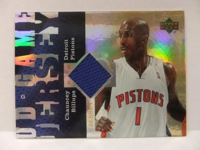 Chauncey Billups 2006-07 UD Reserve UD Game Jersey GU Jersey SP Detroit Pistons - Image 1 of 2