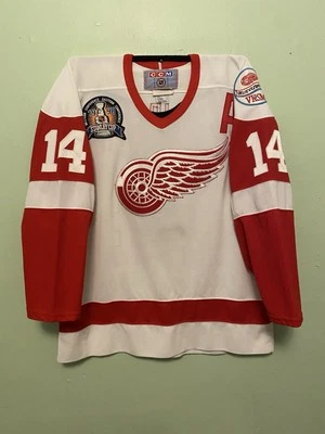 Camiseta deportiva Brendan Shanahan Detroit Red Wings 1998 Copa Stanley CCM grande Foto 1 de 3