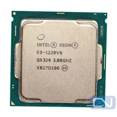 Intel Xeon E3-1220 V6 3.0 GHz 8MB 8GT/s SR329 LGA1151 B Grade CPU Processor - Image 1 of 2