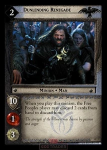 LOTR TCG 5U2 Dunlending Renegade Battle of Helm's Deep - Picture 1 of 1